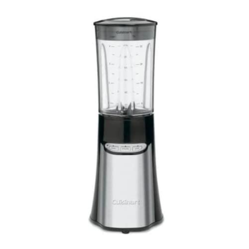 Cuisinart CPB-300 Licuadora Compacta con Vasos de Viaje, color Negro, 946.35 ml 32 oz