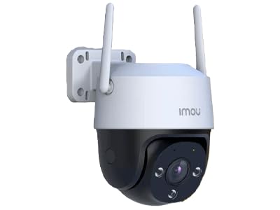 Imou Cámara IP PT de 3MP con WiFi Ofrece Full Color, Audio bidireccional, 30m, micrófono y Altavoz, disuasión Activa Sirena 110dB, autotracking, Ranura MicroSD e IP66.