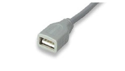 Manhattan CABITL900 Cable USB, Extensión, 3 m, USB A, USB A, Macho/Hembra, Gris