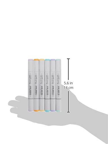 COPIC - Juego de 6 colores pastel