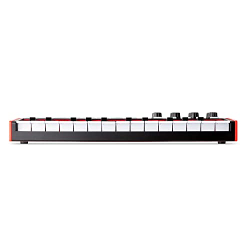 Akai Professional APC Key 25 MK2 - driver de teclado MIDI USB de 25 teclas para lanzamiento de clips con Ableton Live Lite, 40 almohadillas para orejas RGB y 8 perillas giratorias
