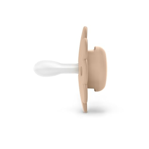 Chupete Silicona Suavinex Ocre Pack de 2 para 0-6 Meses