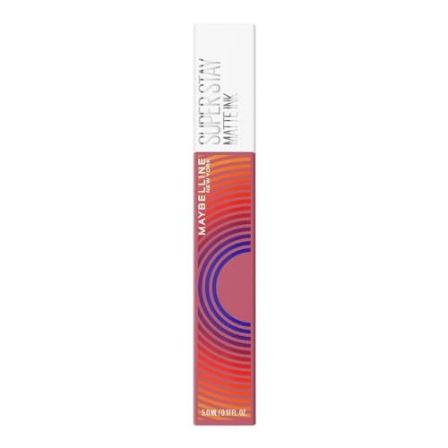 Labial Líquido Matte, Super Stay Matte Ink Music Collection, Lover, Maybelline NY
