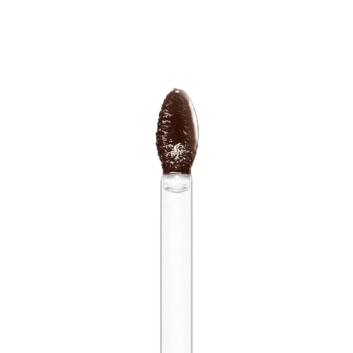 NYX Professional Makeup, LIP IV Gloss Serum Hidratante, Tono: Espresso Soak. Tinta de Labios hidratante con alto pigmento infusionado con agua de coco y magnesio. Fórmula vegana.