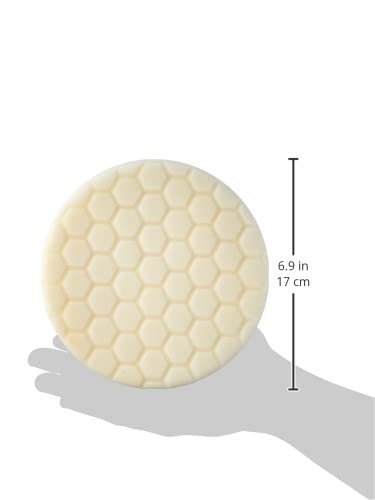 chemical guys Hex-Logic Pad, Almohadilla de pulido ligero-medio, Gris, 6.5 in (16.51 cm)