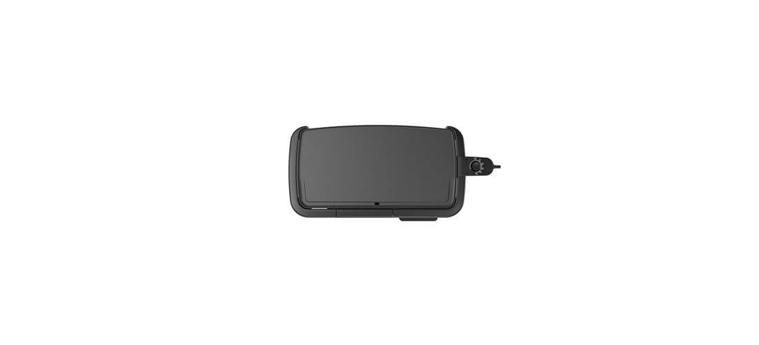 Black+decker - Plancha eléctrica tamaño familiar, Plancha con bandeja de calentamiento, Negro, 1