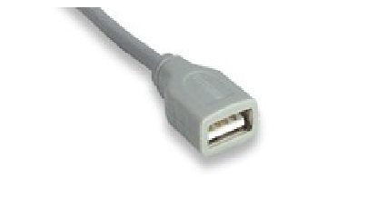 Manhattan CABITL900 Cable USB, Extensión, 3 m, USB A, USB A, Macho/Hembra, Gris