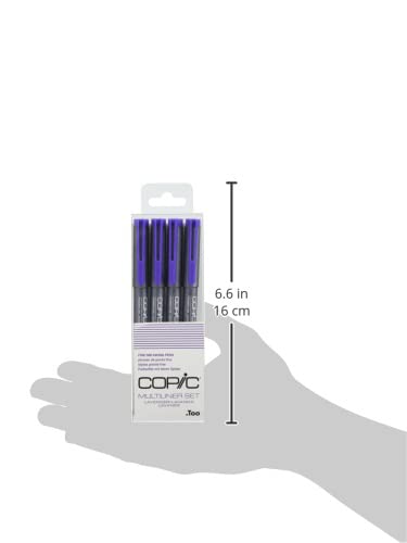 Copic MULTILINER Lavender - Juego de 4 Piezas