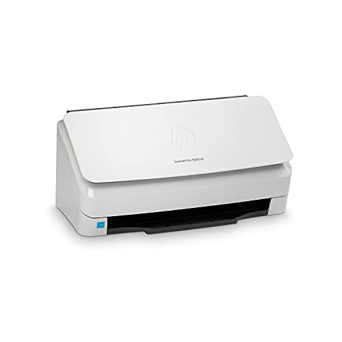 HP ScanJet Pro 3000 s4 (6FW07A) Escáner dúplex a Color USB 3.0 de 40 ppm con ADF de 50 páginas para Documentos, Fotos, Recibos y Tarjetas. Controladores Twain/ISIS incluidos
