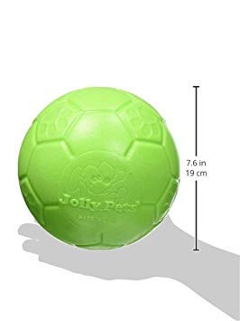 Jolly Pets - Pelota de fútbol Flotante de 20 cm de diámetro, Color Verde Manzana