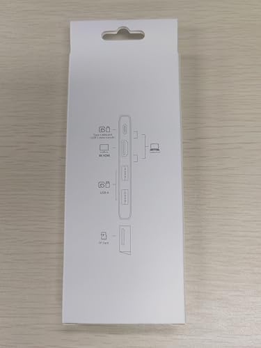 Adaptador de Concentrador USB C Microsoft Surface Pro 8 HDMI 4K y Thunderbolt 4 para Monitor Dual