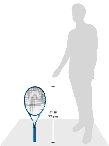 HEAD Metallix Attitude Elite Blue - Raqueta de Tenis para Adultos preencordada, Ligera, tamaño Medio para Mezcla de Potencia y Control