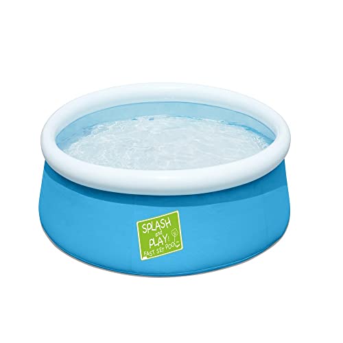 Bestway 57241 Alberca semiinflable Redonda 1.52x.38cm, Azul