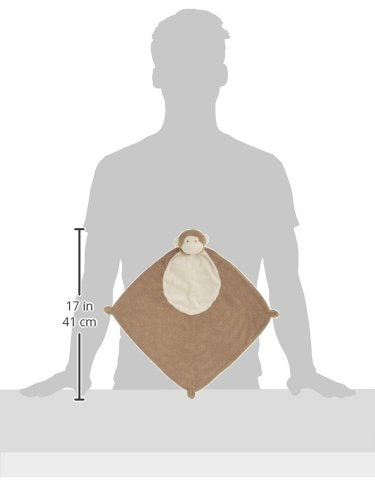 Angel Dear 1133 Blankie, Brown Monkey