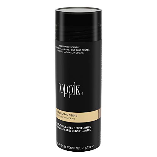 TOPPIK Hair Building Fibers, Medium Blonde, 1.94 oz.