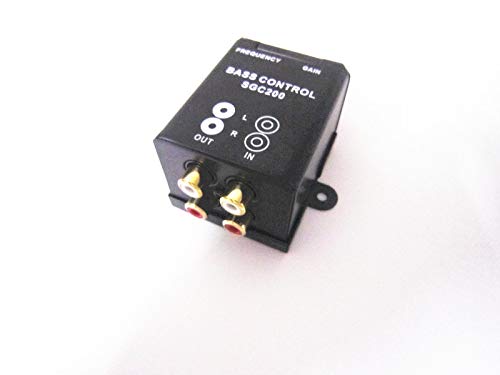 Amplificador de Subwoofer RCA Ajustable Ecualizador Crossover