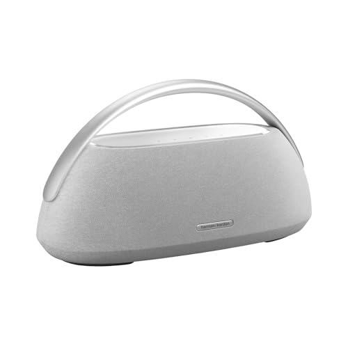 Harman Kardon Go + Play 3 Bocina Inalámbrica Bluetooth, 160W de Potencia, Reproducción 8 Horas, Micrófonos Duales - Gris
