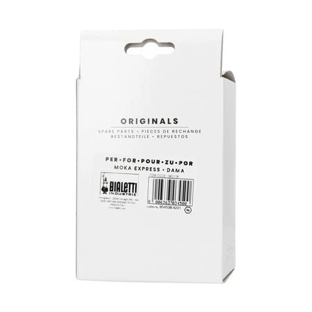 Bialetti - Piezas de repuesto, incluye 1 embudo, compatible con Moka Express Bialetti 12 tazas