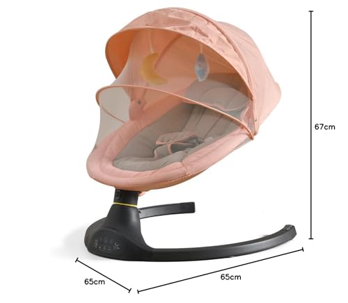 BAMBINETO Mecedora Eléctrica Bebé ORPHIC con bluetooth