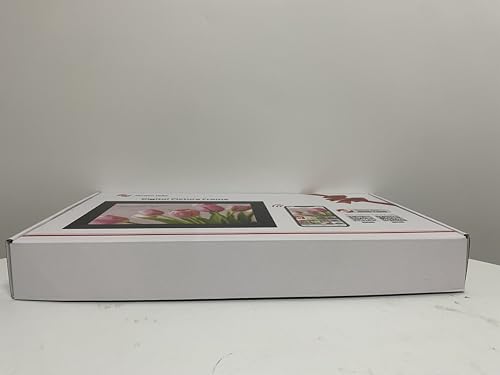 Frameo Marco de fotos digital WiFi de 10.1 pulgadas, marco de fotos digital HD IPS de 1280 x 800 pulgadas, visualización táctil electrónica, 32 GB de memoria, rotación automática, montaje en pared