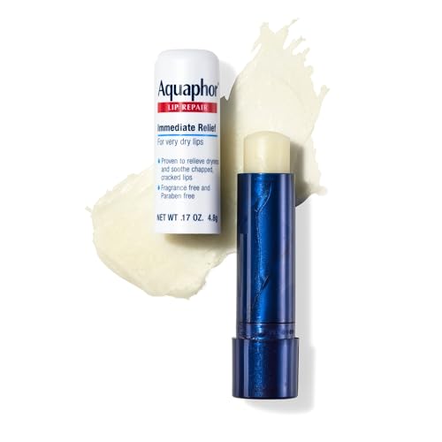 Aquaphor Lip Repair Stick - Soothes Dry Chapped Lips - Two(2) .17 Oz. Sticks