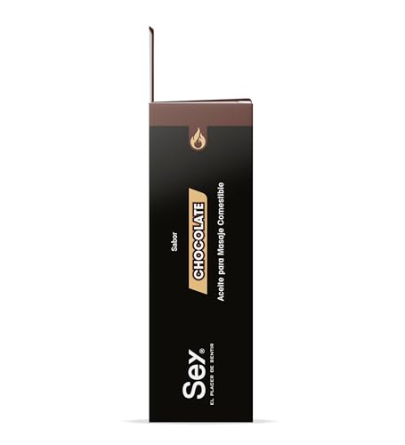 Aceite para Masajes Sey Chocolate Natural y Comestible Térmico Hidratante y Lubricante