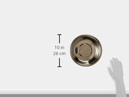 Fancy Pets Plato de Acero Inoxidable Antiderrapante para Perro con 64 Onzas o 1.8 Kilos