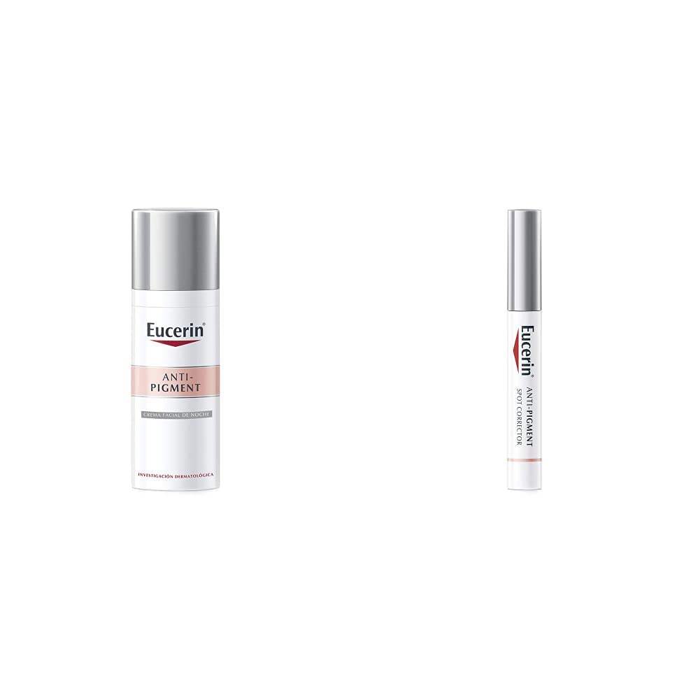 Eucerin Crema facial hidratante noche anti manchas Anti Pigment 50ml + Lápiz corrector anti manchas Anti Pigment Spot Corrector 5ml