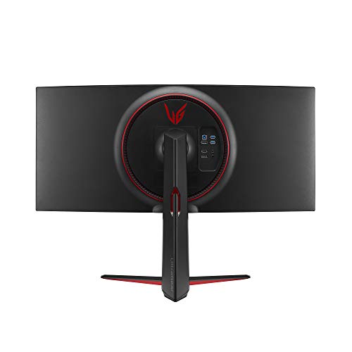 LG Ultragear QHD Monitor Curvado para Juegos de 34 Pulgadas 34GP83A-B, Nano IPS 1ms (GtG) con VESA DisplayHDR 400, NVIDIA G-Sync y AMD FreeSync Premium, 144Hz, Negro