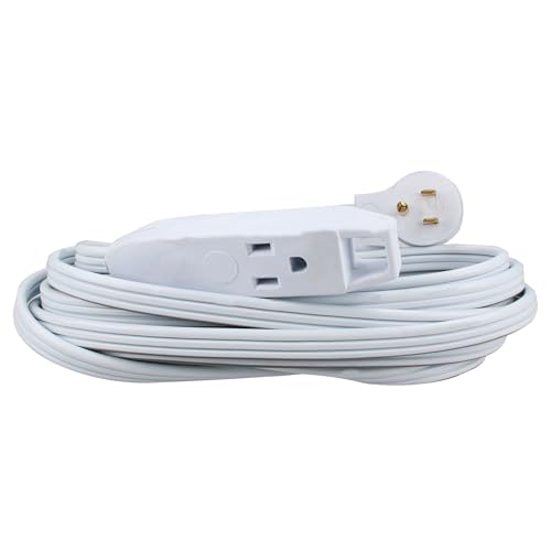 Surtek 136053 Extensión Eléctrica Plana Aterrizada, 5 m