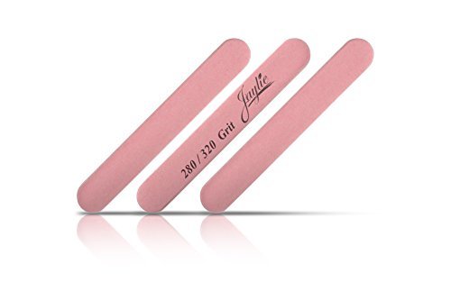 Mini Pink Salon Cushion Board Nail Files 280/320 Very Fine by Jaylie