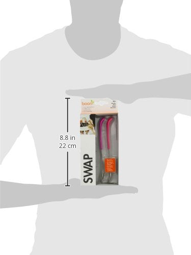 Boon B10149 Cuchara 2-en-1, rosa/morado