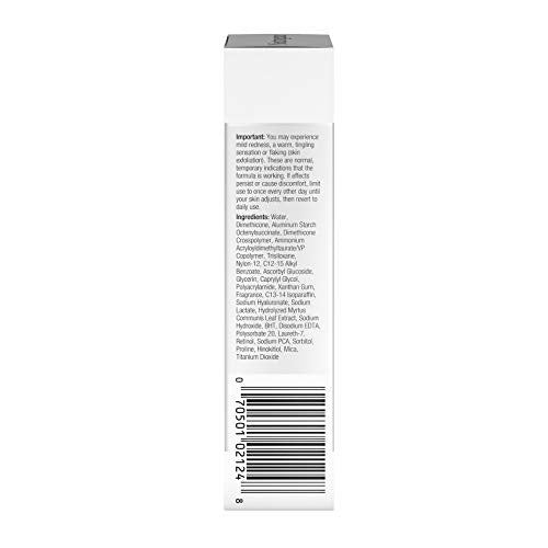 Neutrogena Rapid Wrinkle Repair Anti-Wrinkle Serum with Retinol, Hyaluronic Acid, and Glucose Complex Retinol Booster, 1 fl. oz