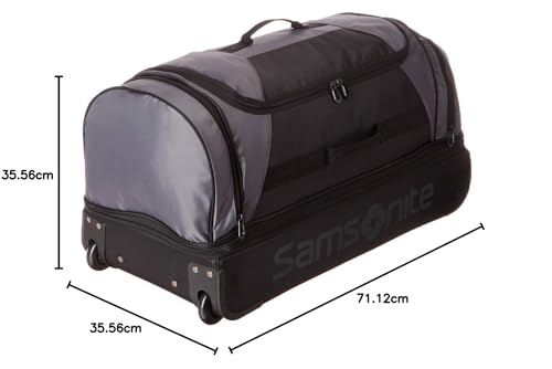 Bolsa de Lona con Ruedas Samsonite Andante Negro Riverrock 28 Pulgadas