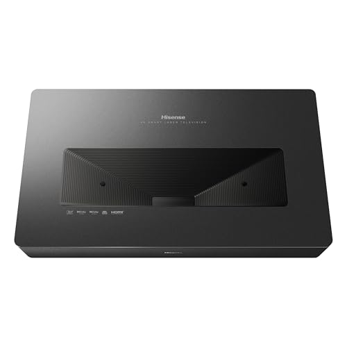 Hisense Laser 4K 100L5H Google TV. Proyector Smart de Tiro ultracorto + Pantalla de 100'' con tecnología ALR