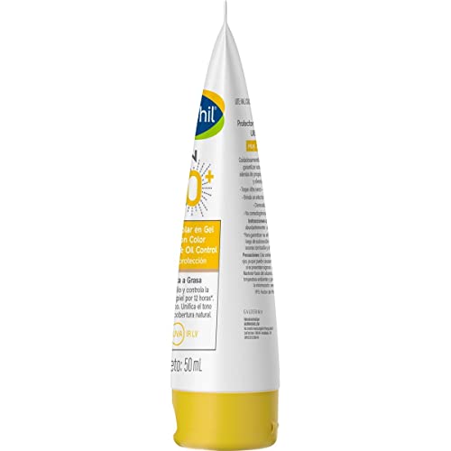 Cetaphil Sun Oil Control FPS 50+ Color 1 pz 50 ml Reduce el Brillo y Controla la Grasa por 12 Hrs con Color Recomendada por Dermatólogos para Piel Sensible