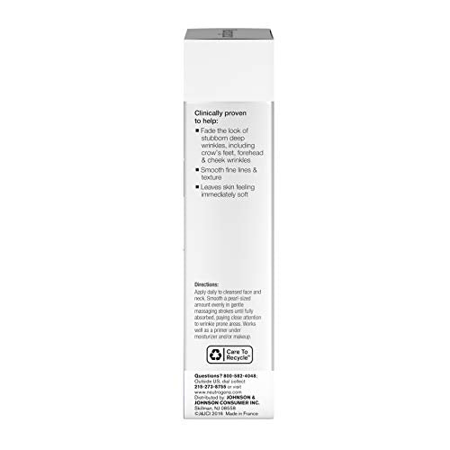 Neutrogena Rapid Wrinkle Repair Anti-Wrinkle Serum with Retinol, Hyaluronic Acid, and Glucose Complex Retinol Booster, 1 fl. oz