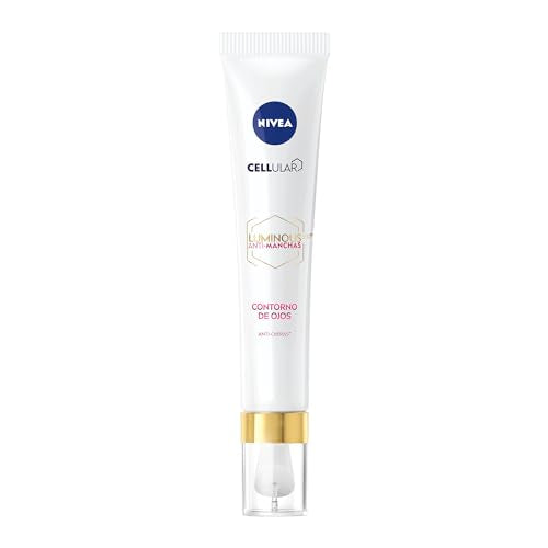 NIVEA Luminous630 Contorno de Ojos Anti-Ojeras 15 ml | Ácido Hialurónico y Cafeína