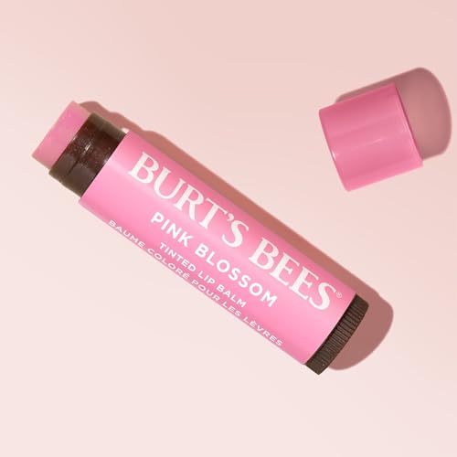 Bálsamo labial tintado natural Burt's Bees, Pink Blossom, 2 unidades