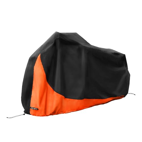 Funda Impermeable para Bicicleta uxcell Naranja para Bicicleta Eléctrica de Montaña y Carretera