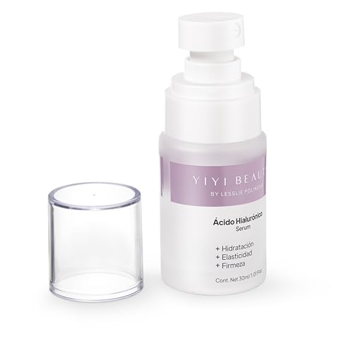 YIYI Beauty by Lesslie Polinesia Suero Facial Ácido Hialuronico compuesto de 8 formas de Ácido Hialurónico con diferentes propiedades de hidratación y retención de agua que penetran en las distintas capas de la piel. Fórmula enriquecida con Provitamina B5