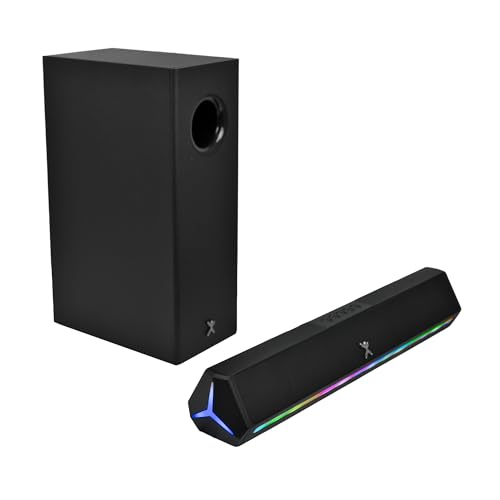 PERFECTCHOICE Barra de Audio con luz RGB y Subwoofer 70W Circuito Amplificador PC-114024 Emphoria