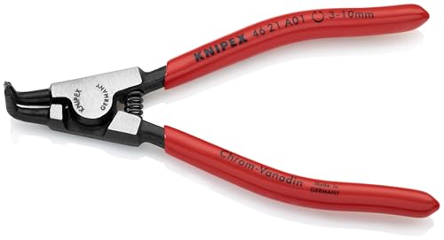 Knipex 46 21 A01 Pinza Para Anillos De Retención Para Anillos De Retención Exteriores De Ejes Acabado Pavonado 125 Mm