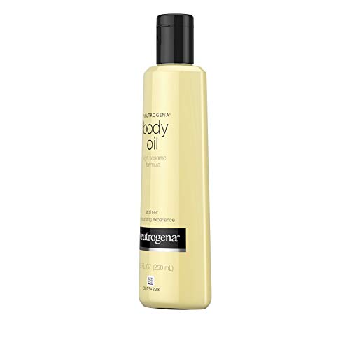 Neutrogena Lightweight Body Oil For Dry Skin, Sheer Moisturizer In Light Sesame Formula, 8.5 Fl. Oz