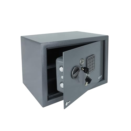 Caja Fuerte Yale Gris Seguridad Mediana