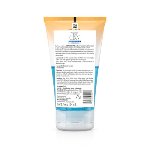 Exfoliante Facial Neutrogena Deep Clean Ácido Salicílico 124 ml