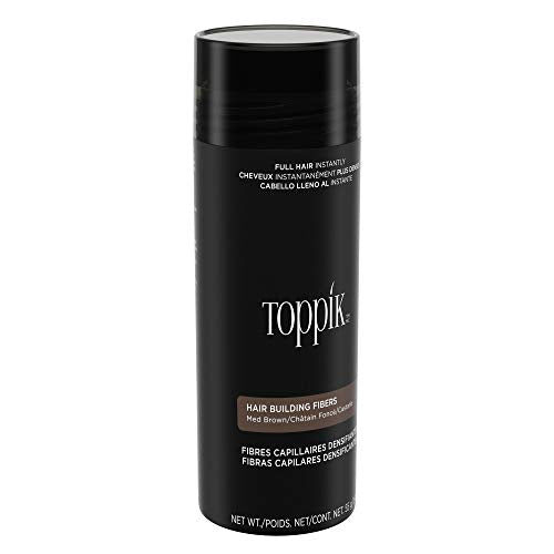 TOPPIK Hair Building Fibers, Medium Brown, 1.94 oz.