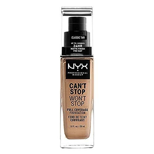 NYX Professional Makeup, Can´t Stop Won´t Stop, Base de Maquillaje, Natural