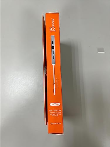 J5create Hub USB 3.0 con HDMI, VGA, RJ45 Gigabit Ethernet, 2 puertos USB 3.1 tipo A - Adaptador de transferencia de datos de alta velocidad para Mac, Windows, PC de sobremesa - Soporta resolución de hasta 2K