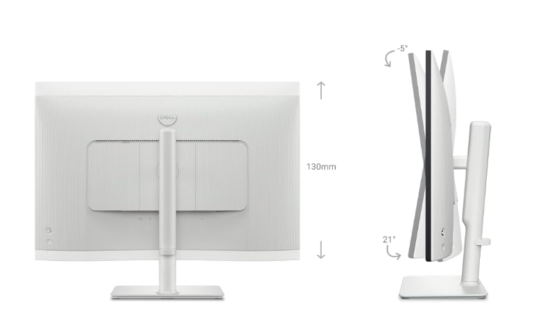 Dell Monitor QHD de 27 pulgadas, frecuencia de actualización de 100 Hz, relación de contraste de 1500:1, TÜV Rheinland Eye Comfort 4 estrellas, VESA, altavoz integrado de 2 x 5 W, pivote/giratorio
